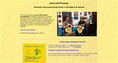 Desktop Screenshot of jackandfrances.com